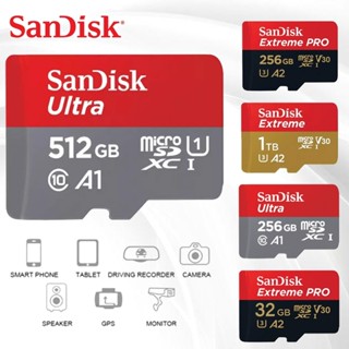 Thẻ nhớ MicroSD 256GB 128GB 64GB Class 10 U3 V30 cho camera hỗ trợ quay video 4K Full HD thẻ nhớ 1TB