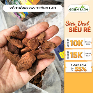 1kg vỏ thông trồng lan đã qua xử lý đủ size hàng đẹp
