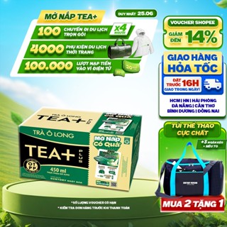 [Hỏa tốc]Thùng 24 Chai Trà Ô long Tea+ (450ml /chai) - HOT