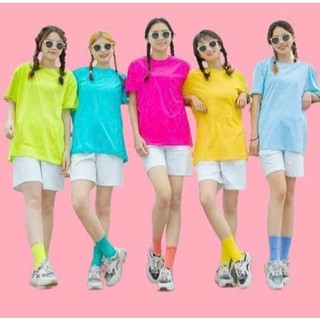 áo thun nam nữ nhiều màu .áo team ,nhóm đi biển chất cotton mịn mát đủ size (có size Đại )
