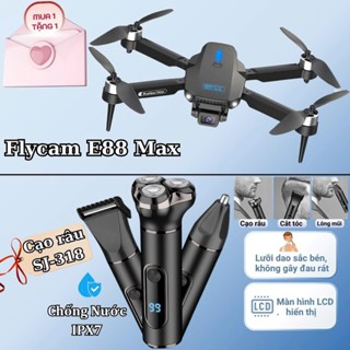 Máy bay camera flycam mini giá rẻ E88 Max flycam drone điều khiển từ xa quay phim, chụp ảnh