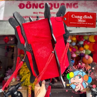Lồng Đèn Cung Đình Gỗ Lục Giác Vải Lụa (20-30-40-50-60cm)