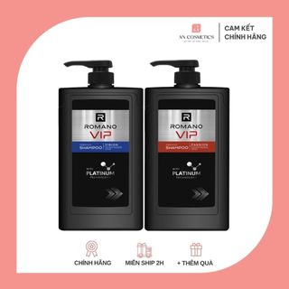 Dầu Gội Nam Cao Cấp Romano VIP 650g – Chất Hương Đẳng Cấp, Tóc Sạch Khỏe Chuẩn Doanh Nhân!
