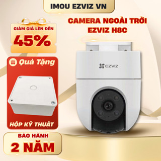  Camera  Ezviz H8C KẾT NỐI wifi ngoài trời độ phân giải 2K-3MP xoay 360 theo chuyển động đàm thoại 2 chiều 