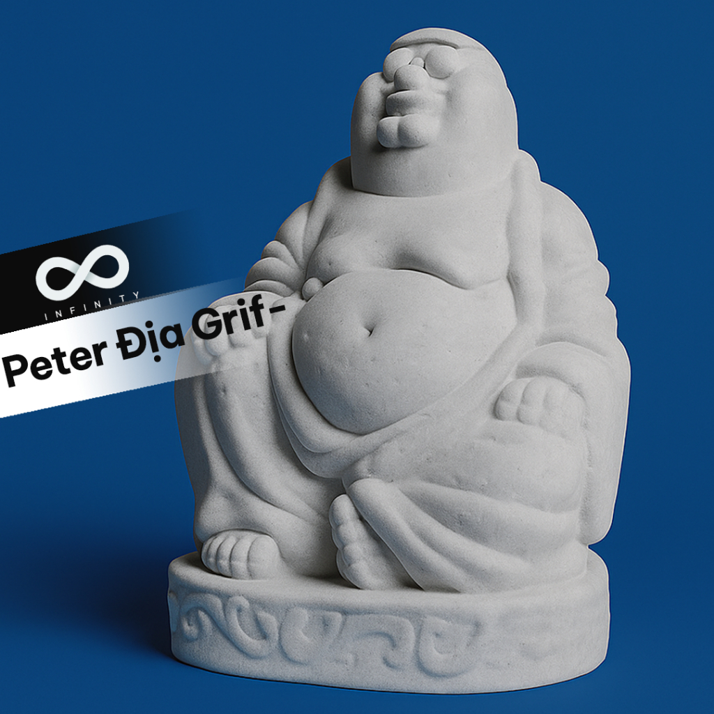 Bộ Tượng Phật Ngáo Meme Độc Lạ – Peter, Pepe, Majin, Kaws, Family Guy | Decor Hài Hước Chất Ngất