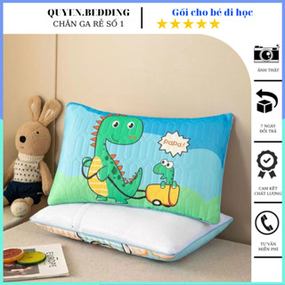  Gối cho bé gối điều hoà cao su non cho bé từ 1 đến 10 tuổi vỏ gối chất liệu cao su non cao cấp hình ngộ nghĩnh 