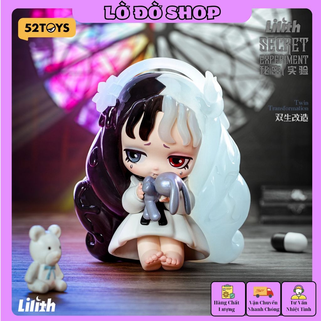 Blind box Lilith Secret Experimebnt Series Figure Toy - Mô hình Lilith  - 52TOYS Hàng chính hãng