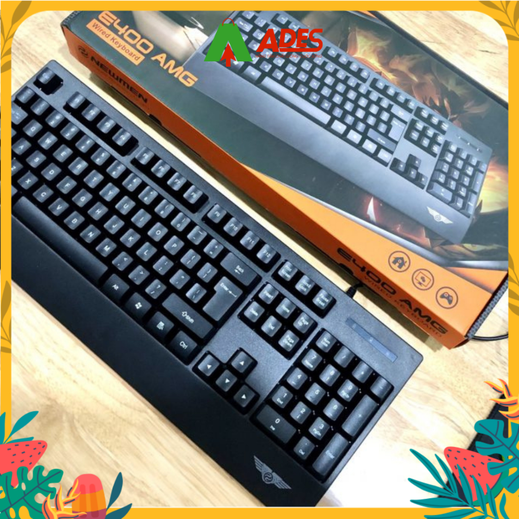 ✔️Bàn Phím Máy Tính Có Dây Newmen E400 AMG 20 triệu Lượt Nhấn Game✔️Hàng Chính Hãng✔️BH 24 Tháng ✔️