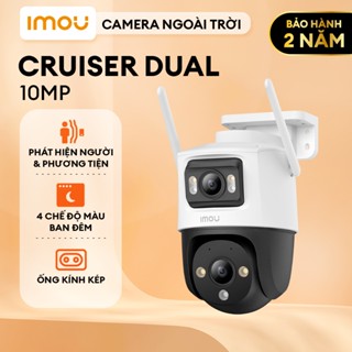 Imou Camera Wifi ngoài trời 2 mắt Cruiser Dual 10MP 64GB I IPC-S7XP-10M0WED I Xoay 360° | Phát hiện con người | Còi hú