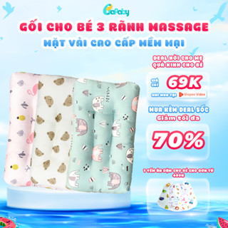  Gối Cho Bé 1 Tuổi Đến 10 Tuổi 3 Rãnh Massage BAFABY Thoáng Khí Giúp Ngủ Ngon Dành Cho Bé Đi Học 333 