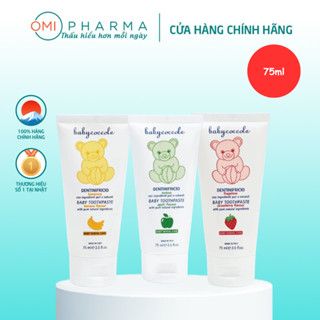 Kem Đánh Răng Cho Bé Babycoccole Trẻ Em Nuốt Được 75ml (Nhiều Phân Loại)