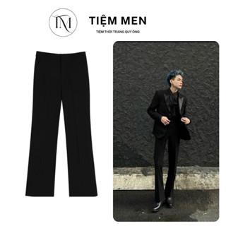 Quần tây ống loe nam, quần ống loe phong cách hàn quốc trẻ trung sang trọng, TIỆM MEN 098