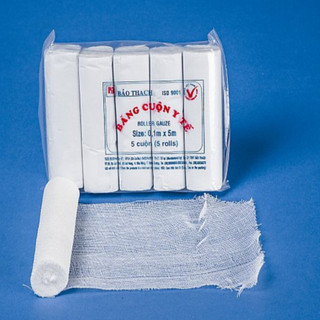 Băng cuộn y tế Bảo Thạch  đủ các cỡ (5 cuộn/bịch)
