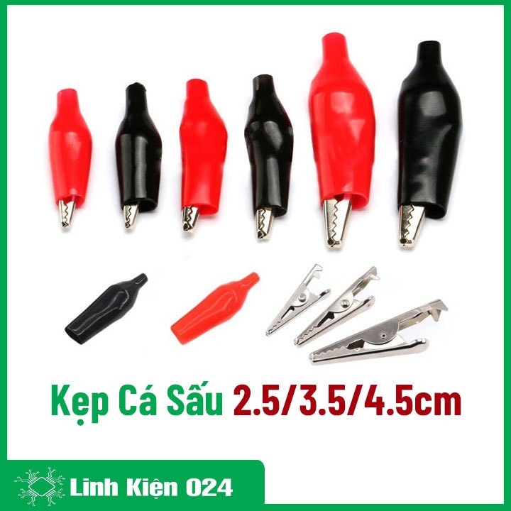 Đầu Kẹp Cá Sấu Nhiều Kích Thước