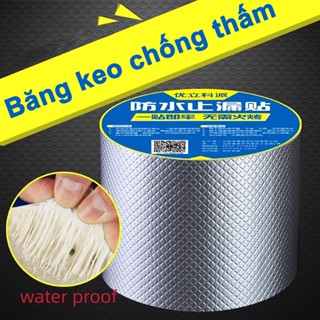 Băng keo chống thấm dán siêu dính dày, Cuộn keo dán vết nứt ống nước bể xô chậu mái tôn