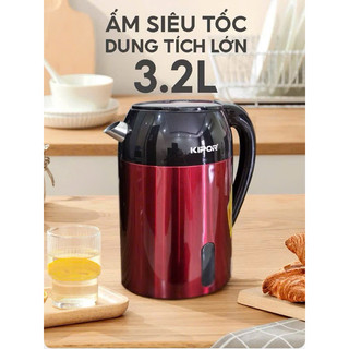 Ấm Siêu Tốc Jipplai Thái Lan 2.5L Đun Nước Nhanh