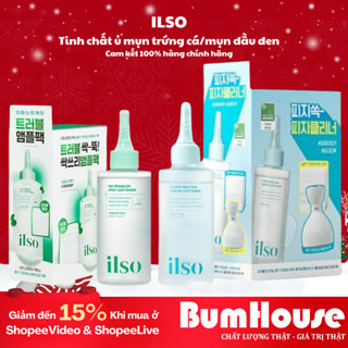 Tinh Chất Ủ Mụn Đầu Đen, Làm Mềm Sợi Bã Nhờn Ilso Sebum Super Melting Serum/No Problem Spot Softener 150ml