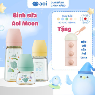 Bình sữa Aoi MOON chất liệu PPSU cho bé - Chống Sặc - Chống Đầy Hơi - Chất Lượng Cao - An toàn