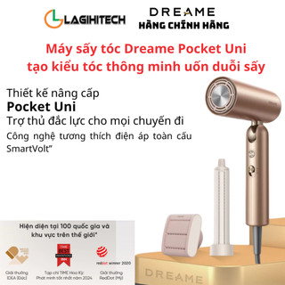   LIVE  Máy sấy tóc Dreame Pocket Uni điểm đột phá gập gọn 180 độ- Bản Quốc Tế - Bảo Hành 24 Tháng 