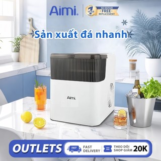Máy làm đá siêu tốc Aimi mini gia đình công suất 110W - Tủ làm đá nhanh tức thì Hicon chỉ với 8 phút