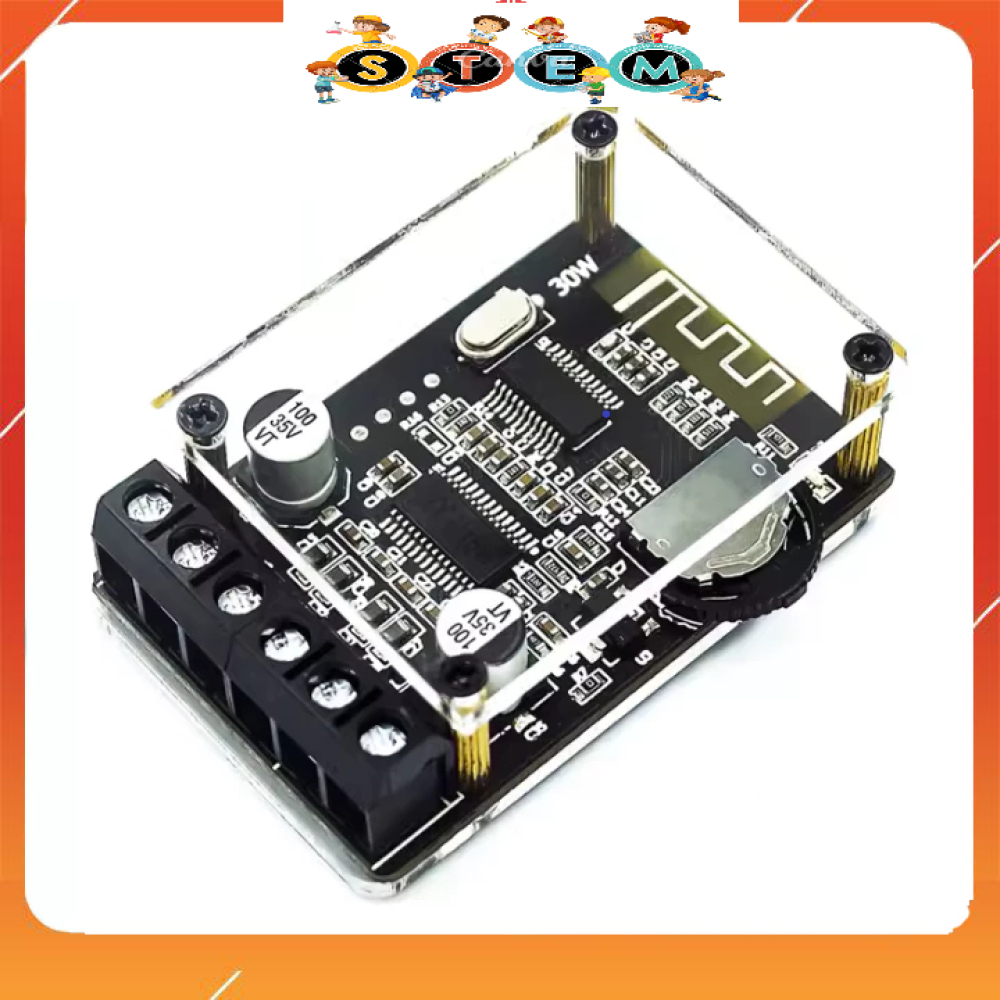 [Stem A-Z][G22] Mạch Khuếch Đại Âm Thanh Bluetooth 5.0 XY-P40W 2 Kênh 40W x 40W