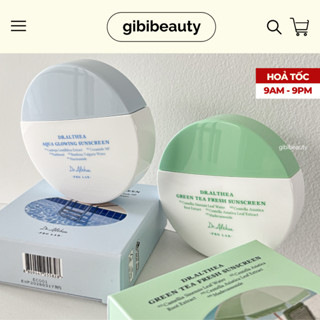 Kem chống nắng mỏng nhẹ DR.ALTHEA Aqua Glowing / Green Tea Fresh Suncreen 45ml