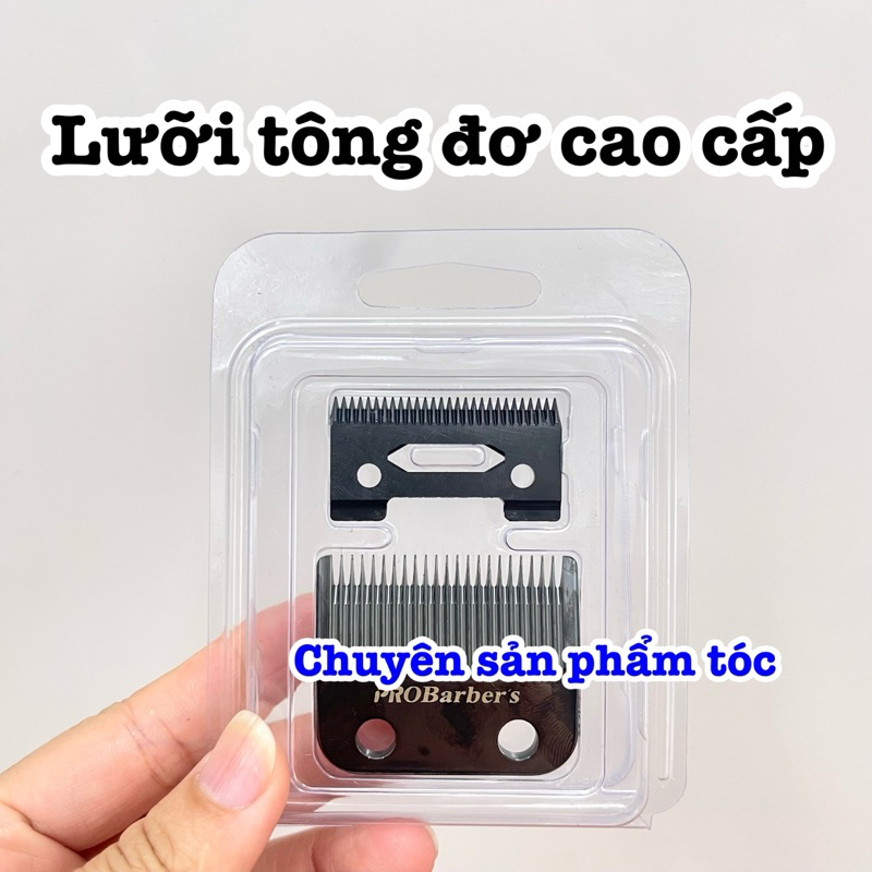 ✅PROBarbers Lưỡi Tông Đơ 1085 KEMEI 2296 M10 M5 Mài Chuốt Mạ DLC Giảm Nóng Lưỡi Thích Hợp Nhiều Loại