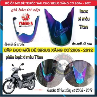 Ốp Mũi Dè Xi Titan cho SIRIUS ( Bảo Vệ Dè Trước Sau - Giá 1 Bộ)