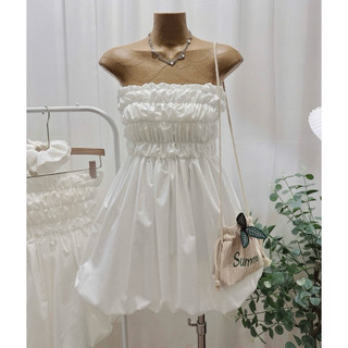 Đầm cúp ngực kèm chocker