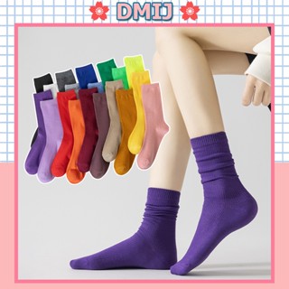 Tất nữ cổ cao phong cách vintage hàn quốc vớ nữ cổ cao nhiều màu