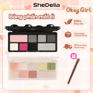 SHEDELLA Bảng phấn trang điểm đa năng Creative Resin Series