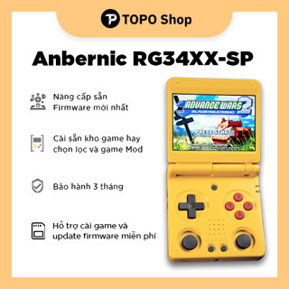 Anbernic RG34XX SP - Cài sẵn HĐH MuOS 2025 và kho Game Java Game Port chọn lọc