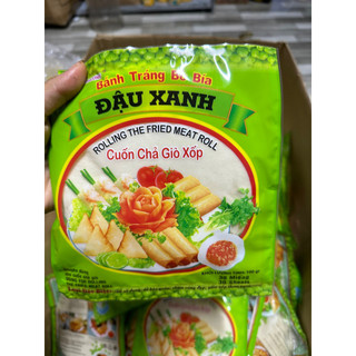 (Hàng Loại 1)2 Gói 60 lá Bánh Tráng Đậu Xanh Bò Bía Quấn Chả Giò Loại Đặc Biệt