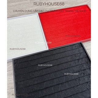 Khay đựng trang sức nhung dành cho nhẫn, hoa tai… Rubyhouse68