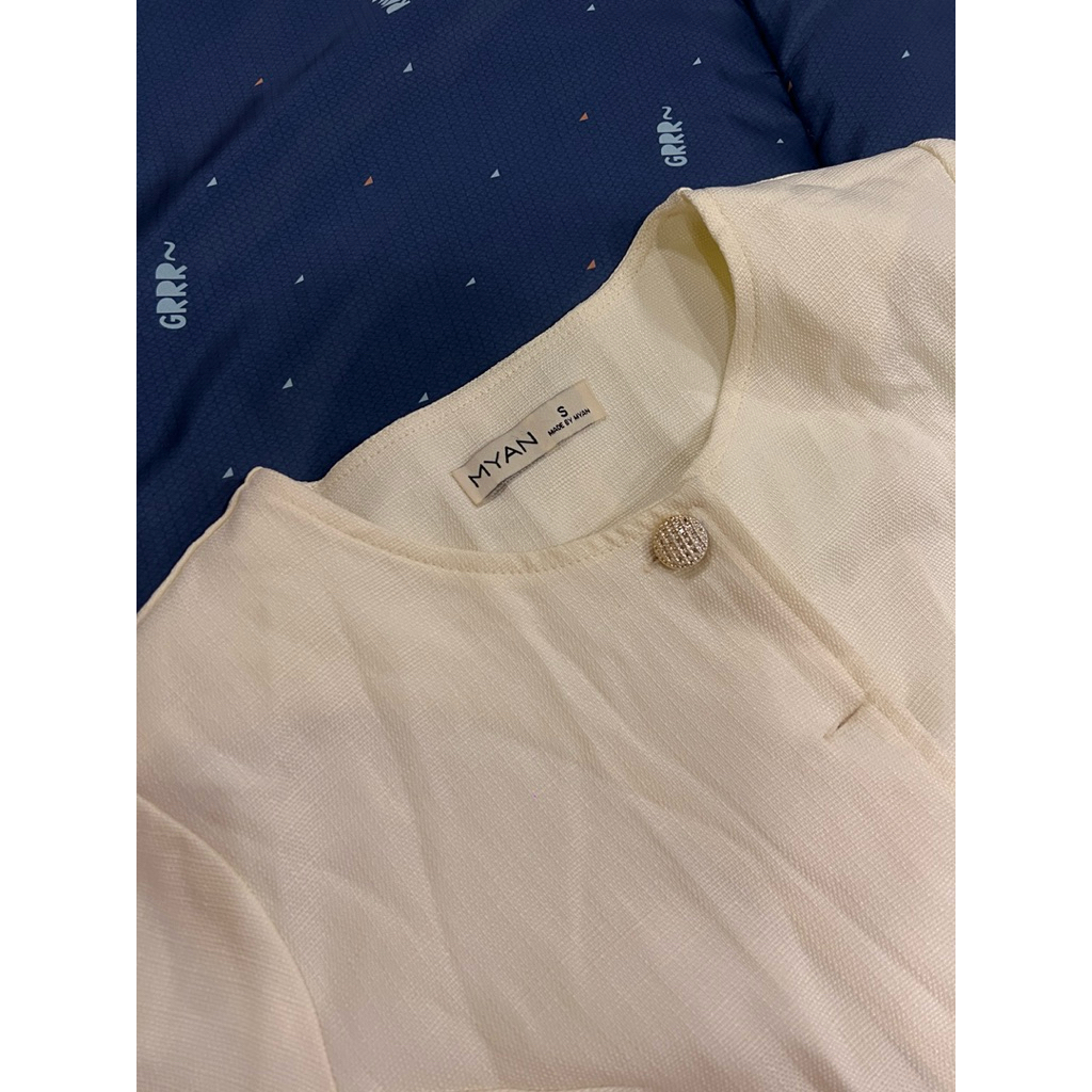 pass áo dạ tweed Myan (chất này mát) sz S nma M mặc vô tư