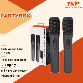 Bộ Micro Không Dây JB PartyBox Mic Không Dây Âm Thanh Rõ Nét - Hát Karaoke Gia Đình, Chống Nhiễu Tốt, Bảo Hành Uy Tín