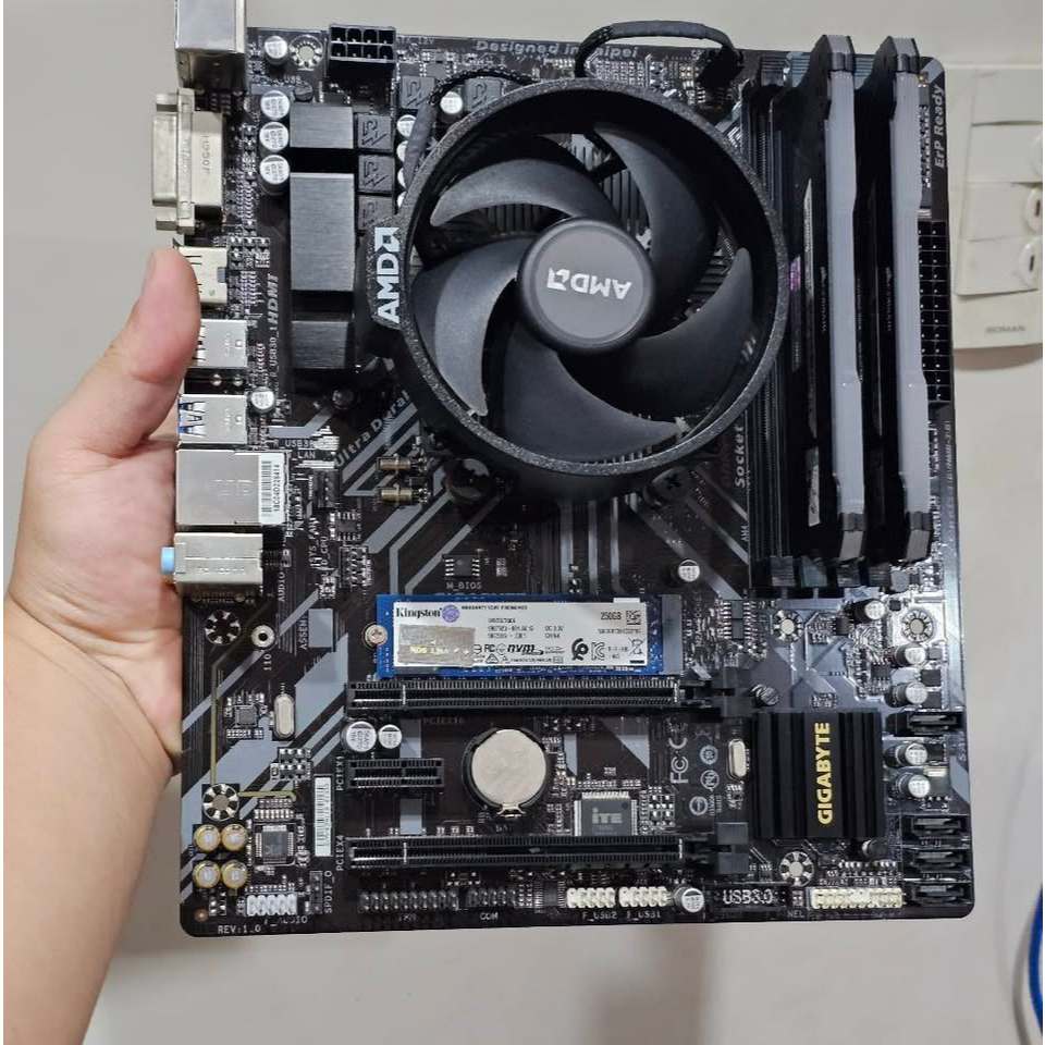 COMBO AMD MAIN VÀ CPU RAM SSD