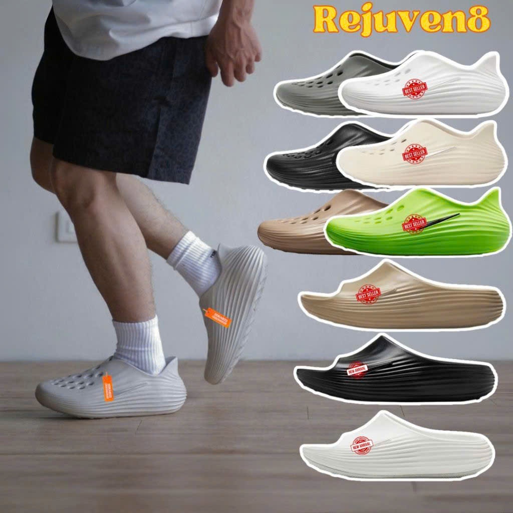 NANCY STORE - Dép thể thao Reactx Rejuven8, Dép bánh mì quai ngang nam nữ êm mềm nhẹ, mã DQN RL080