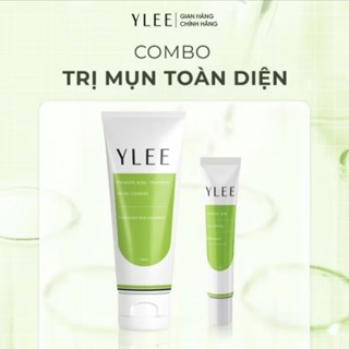 Combo Giảm Mụn Tuổi Dậy Thì. Sữa Rửa Mặt YLEE và Gel Bôi Mụn YLEE Cho Da Dầu Mụn, Da Mụn Tuổi Dậy Thì