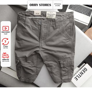 QUẦN SHORT TÚI HỘP VUÔNG KAKI 6 TÚI THỜI TRANG NAM TRỂ TRUNG NĂNG ĐỘNG HV675