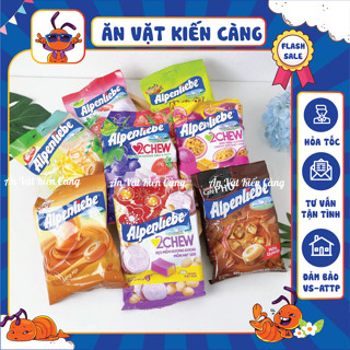  Kẹo béo cứng mềm ALPENLIEBE các vị DẠNG GÓI  trà sữa,kem sữa dâu nho sữa dâu xoài muối ớt  