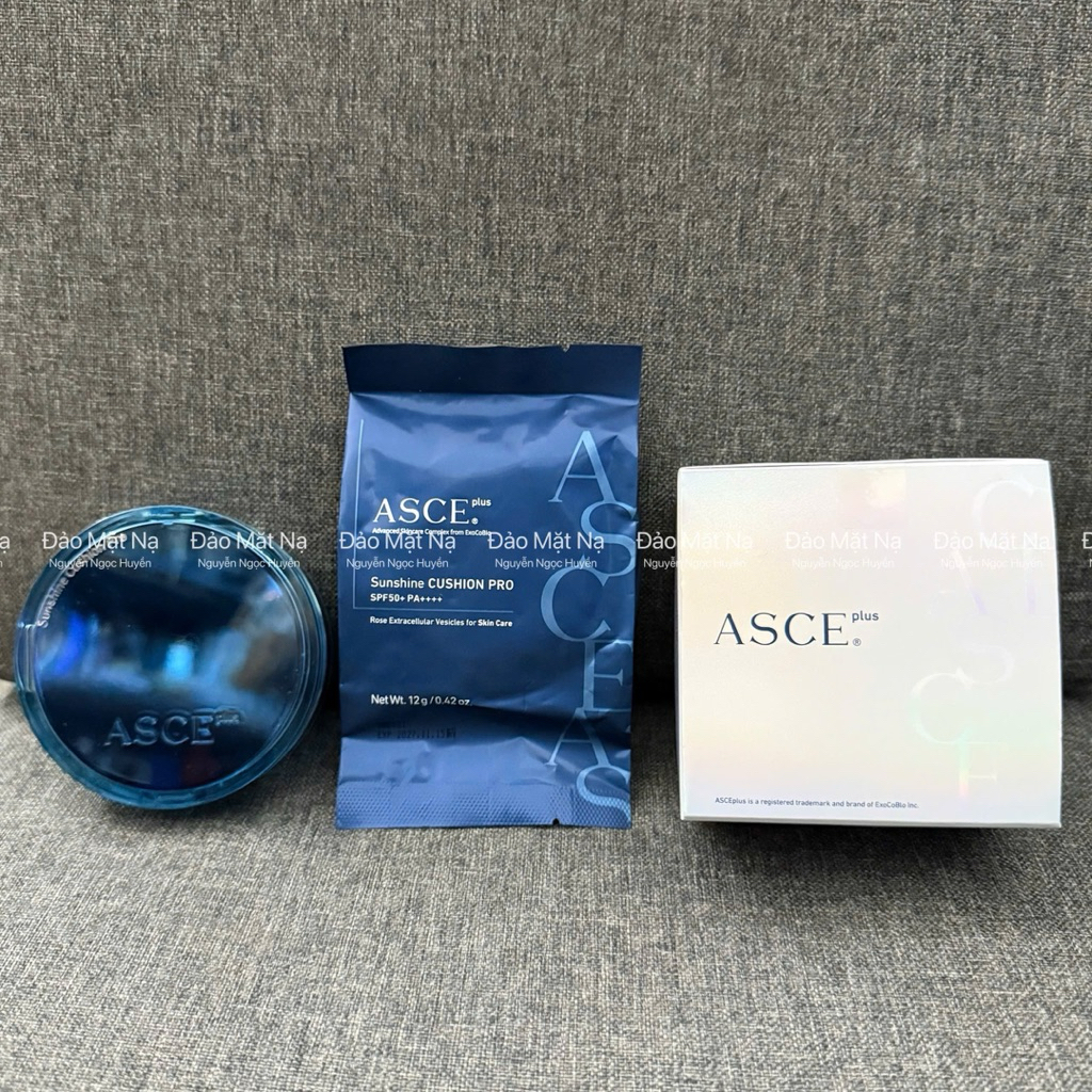 (ĐMN) AscePlus Sunshine -  Cushion Asce phấn nước chống nắng hàng ngày, bảo vệ và làm sáng mịn cho d
