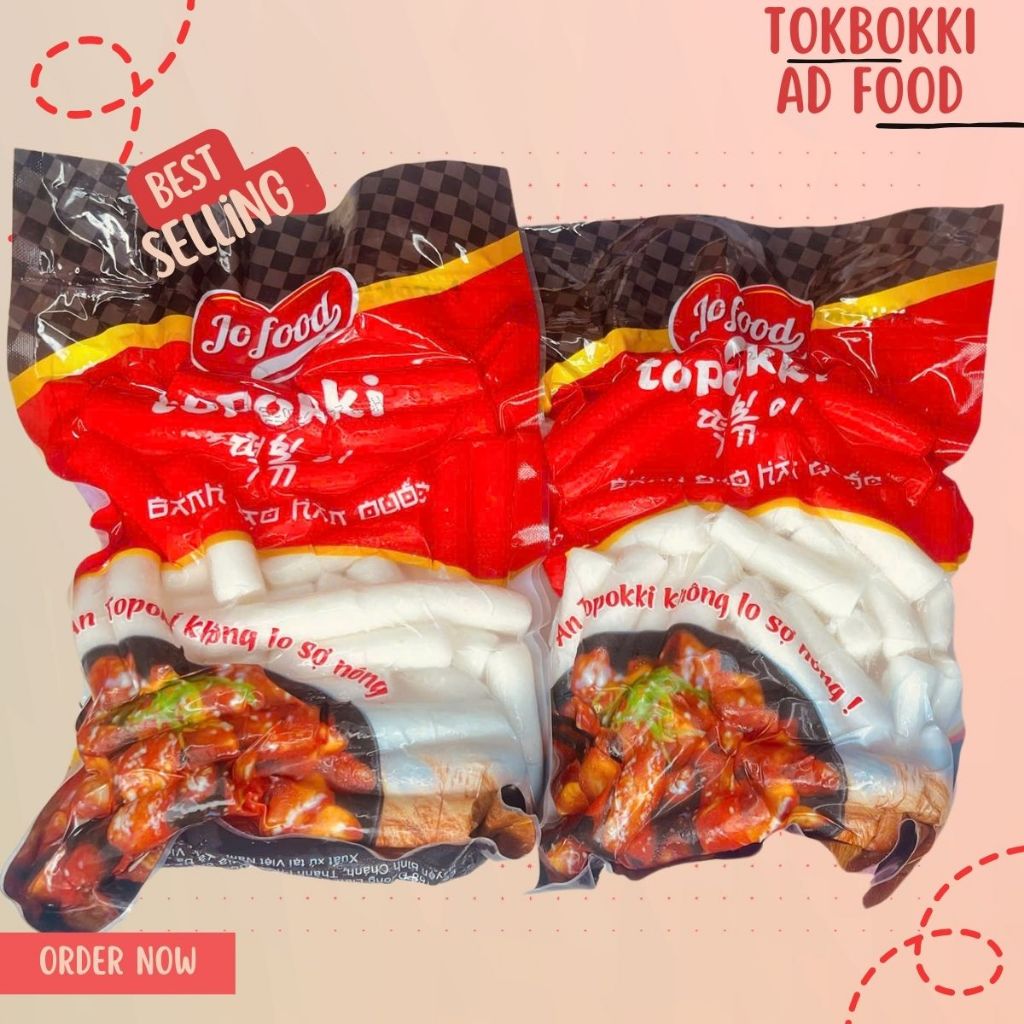 1kg bánh gạo Hàn Quốc truyền thống jofood