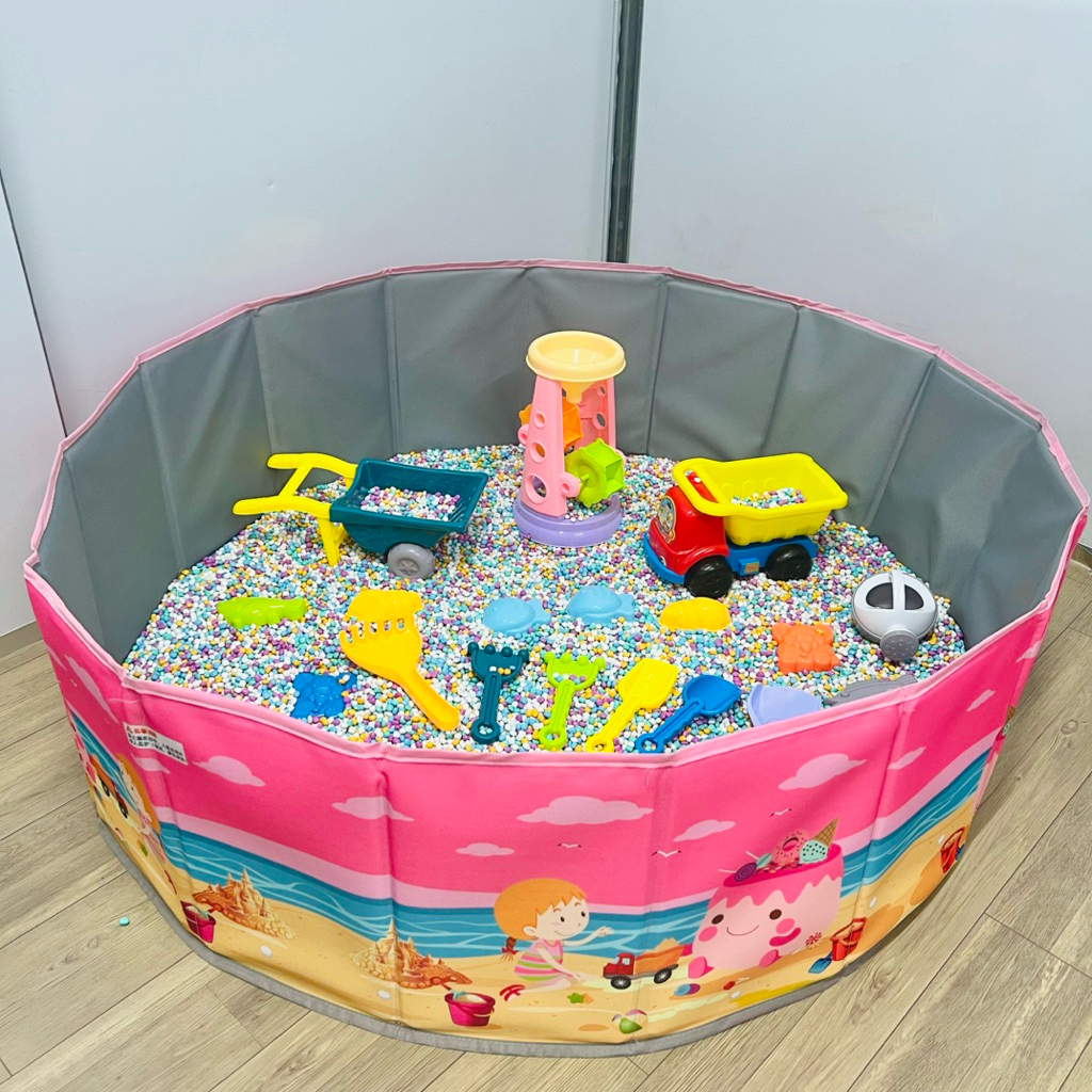 "Combo Đồ Chơi Xúc Cát Hạt Sứ - Giải Trí Cho Bé Tại Nhà"