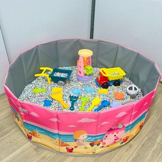 Combo Vui Chơi tặng Khối Nghỉ Hè 2025, đồ chơi xúc cát hạt sứ cho bé vui chơi tại nhà