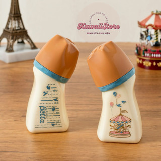   NEW - CÓ SẴN  Bình sữa Betta WS4-160ml đu quay ngựa cổ rộng PPSU - phiên bản giới hạn 