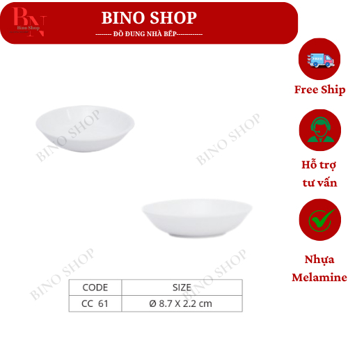 Chén Chấm Tròn Nhựa Melamine Cao Cấp -CC61