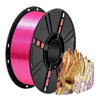 Nhựa in 3d Keleidi Pla silk 3 màu 1.75mm cuộn 1kg, 3d filament, tri color