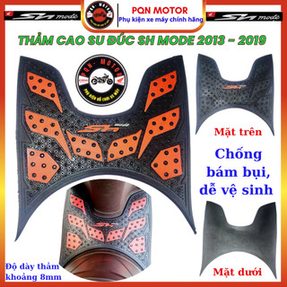 Thảm Để Chân SH Mode 2013–2025 – Thảm Lót Sàn Cao Su Đúc Dày, Chống Trượt, Gắn Chuẩn, Dễ Vệ Sinh