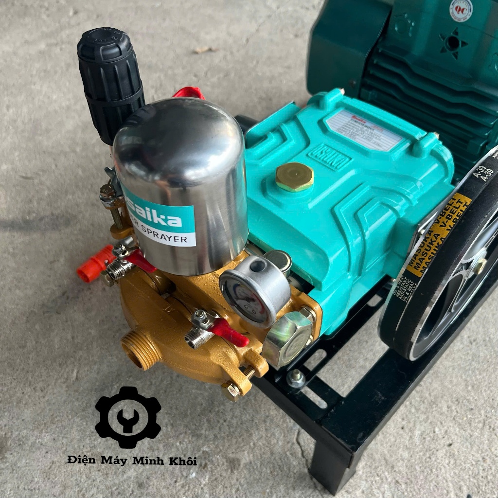 [Dây 20M] Bộ máy rửa xe áp lực ty sứ 2.9HP Osaika môtơ 3, 4HP dây đồng|Máy rửa xe công nghiệp cao áp | BigBuy360 - bigbuy360.vn